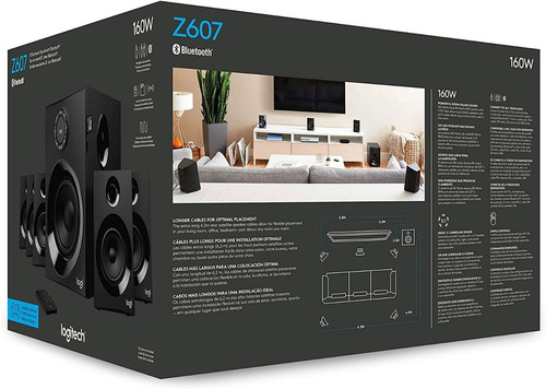 Imagen 4 de 5 de Bocinas Bluetooth Logitech Z607 5.1 Usb Micro Sd Radio Fm
