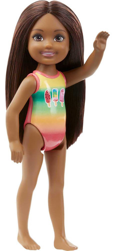 Boneca Barbie Club Chelsea Beach De 6 Polegadas Para Criança