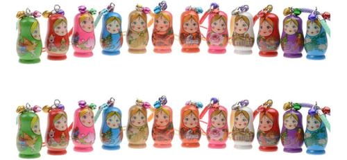 Stobok Matryoshka - Llaveros De Madera Para Muñecas Rusas,.