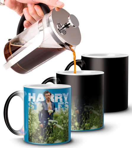 Harry Styles Taza Magica Ceramica Firma Foto Impala Design