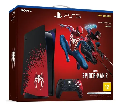 Sony Playstation 5 Edição Spider-man 2 Novo Lacrado Pronta Entrega