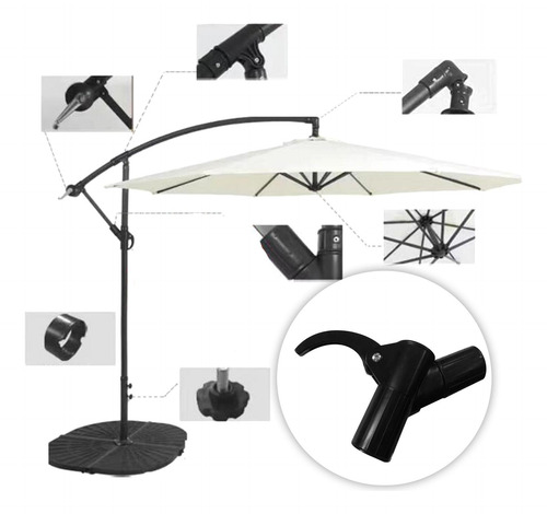 Patio Umbrella Accessories Umbrella Attachment Lightweight