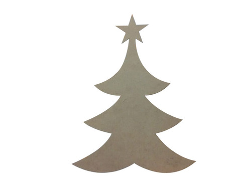 Árvore De Natal Em Mdf Papai Noel Decoração 0314 | Parcelamento sem juros