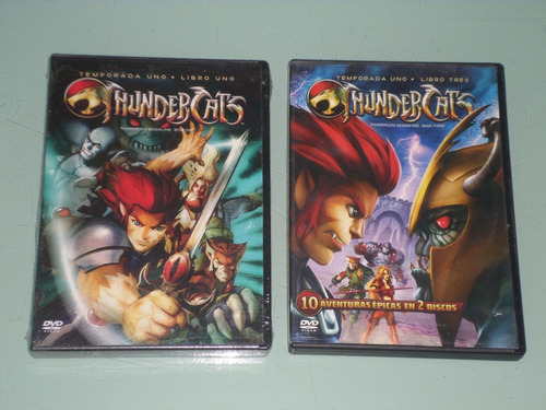 Thunder Cats - Temporada 1 - Libros 1 Y 3- 4 Dvd's Español