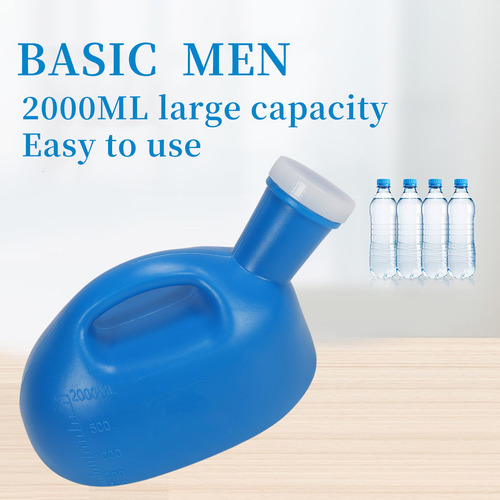 Orinal Portátil Para Hombres, Botella De Orinal De 2000 Ml D