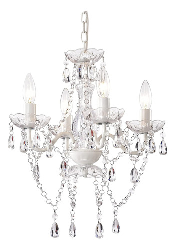 Candelabro Blanco Mini Candelabro De Cristal Pequeño C...