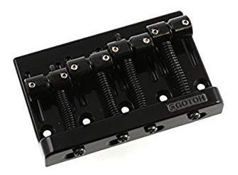 Imagen 3 de 9 de Puente Bajo 4 Cuerdas Gotoh 201 Negro Jazz Bass Presicion