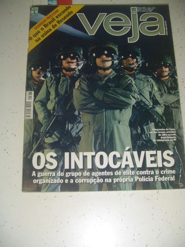 Revista Veja 1876 Policia Federal Sabrina Adriano Morae 2004