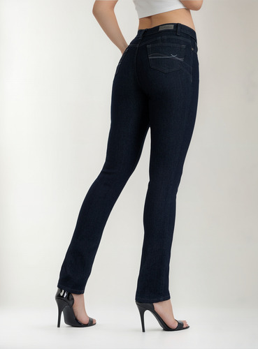Jeans Scandia Cint/alta Pomp Push Up Recto Stretch Mod 2797