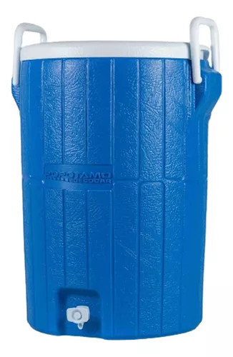 TERMO POPOTAMO PARA AGUA DE 40 LTS 40 CM X 35 CM COLOR AZUL MARCA DECO