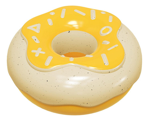 Juguete Masticable Para Perros Donut, Juego Amarillo