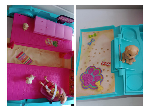 Carro De Barbie Parque De Perritos Chelsea Azul Claro (Usado)