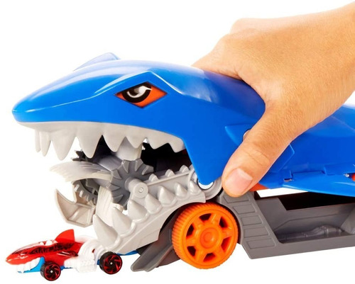 Hot Wheels Shark Chomp Transporter Playset 