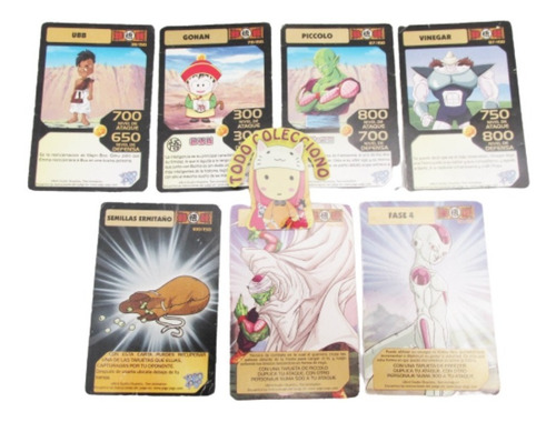 Lote Tarjetas Yogo Yogo De Dragon Ball