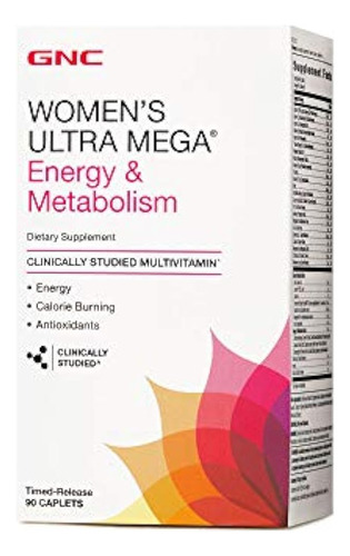 ~?gnc Womens Ultra Mega Energy And Metabolism Multivitamin P