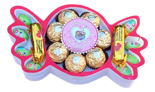 Caja De Golosinas Box Semana Dulzura Regalo Caramelo Kinder