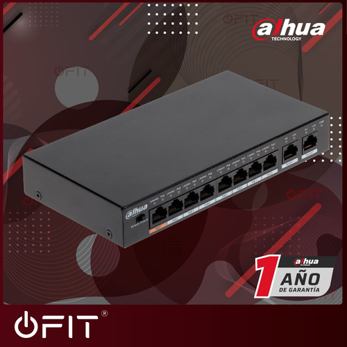 Imagen 7 de 10 de Switch Dahua Technology PFS3010-8ET-96 serie Switch
