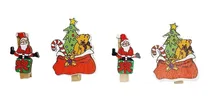 Comprar Broches Navideños Adornos Identificadores De Mesa Navidad