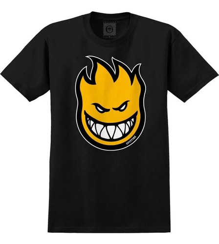 Remera Spitfire Bighead Negra-amarilla Nueva Original Envios