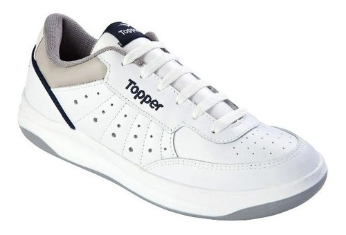 Calzado Topper Clasicos X Forcer Blanco Unisex De 35 Al 38