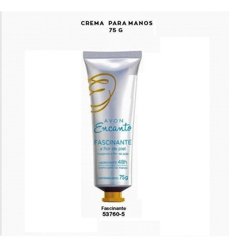 Crema De Manos Con Fragancia Avon Encanto 75g (variedades)