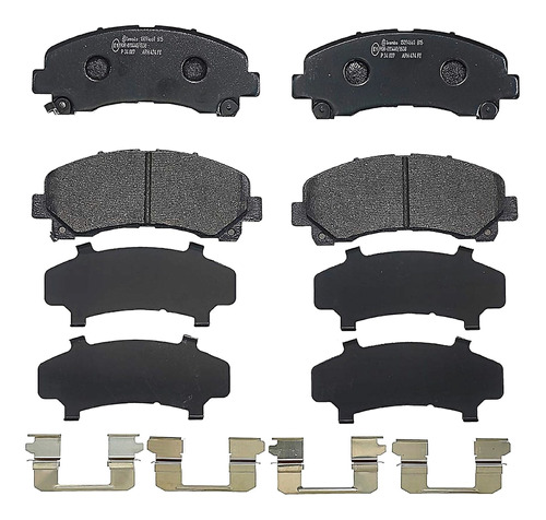 Set-4 Balatas Delanteras Chevrolet Colorado 3.6l V6 14 A 16