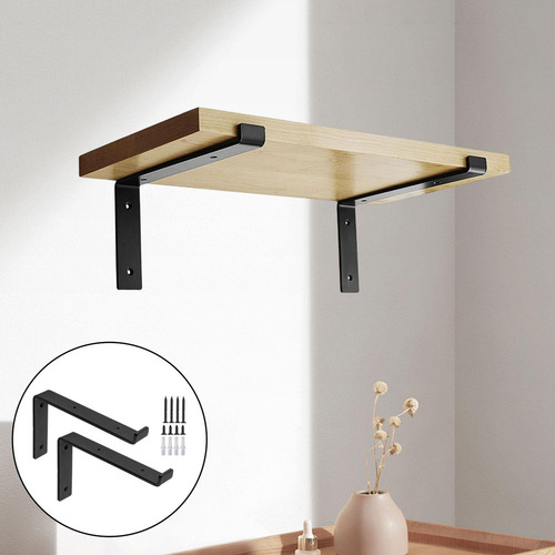 Soportes De Estante De Pared De Metal, Herrajes 14 Pulgadas