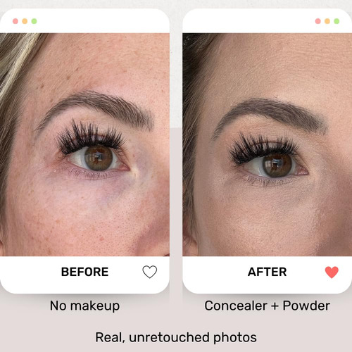 Corrector Baeblu, Cobertura Total, 100% Orgánico Y Natural