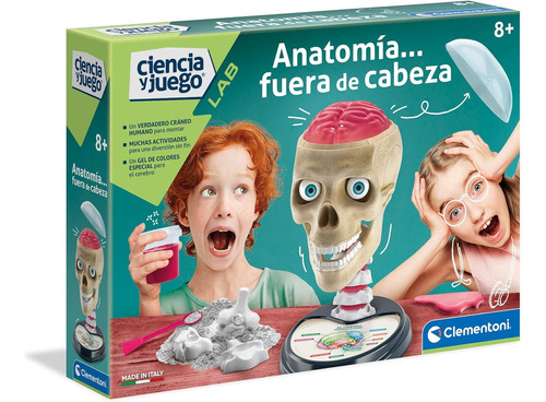 Anatomía Fuera De Cabeza Clementoni 55416 Juego Educativo