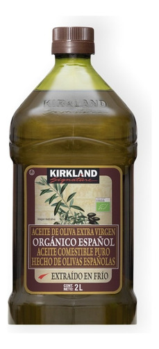 Aceite De Oliva Orgánico Español Extra Virgen 2lt Kirkland