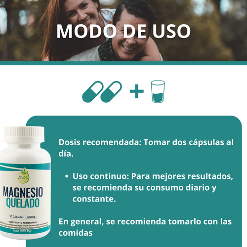 Magnesio Quelado Ayuda A Dormir Mejor Pack X3