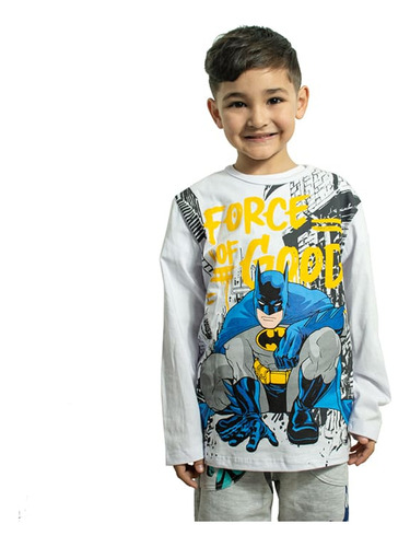 Remera Dc Batman De Niños - Baii2315441 Enjoy