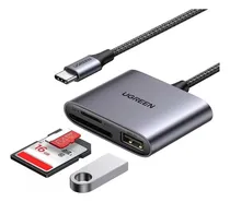 Comprar Lector De Tarjetas Tipo Usb C 3 En 1 Card Reader Sd Ugreen