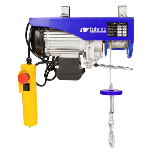 Talha Elétrica Guincho 1250w 220v 350/700 Kg Elevação 6/12 M
