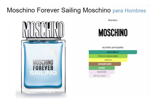 Moschino Forever Sailing Edt 100ml Orig Caja Blanca Premium