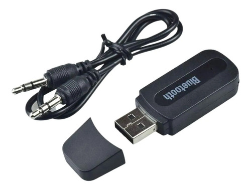 Adaptador Receptor Bluetooth Saída P2 Alimentação Usb