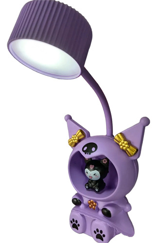 Mini Lámpara Led Kuromi Para Escritorio