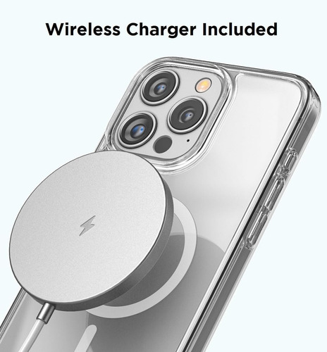 Kit Funda Para iPhone Magsafe + Cargador Magsafe Inalámbrico