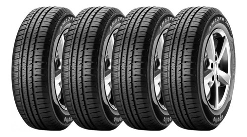 Kit 4 Pneus Apollo Aro 13 165/70r13 Amazer 3 G Maxx 83t Xl