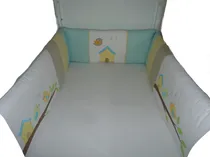 Comprar Protectores Laterales  Parachoques De Cuna Diseños Bordados 