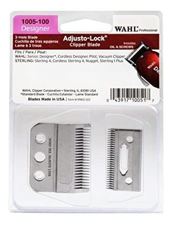 Wahl Professional 3 Agujeros Adjusto-lock Diseñador Clipper