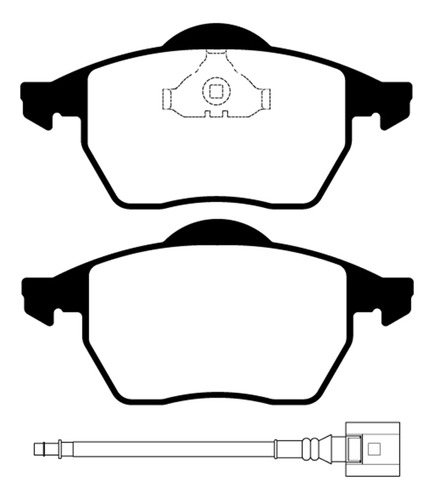 Pastillas De Freno Para Volkswagen Bora 2.8 V6 99/02 Litton