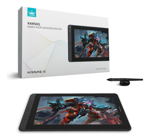 Mesa Digitalizadora Huion Kamvas Gs1331-p Tela 13.3 - Purple