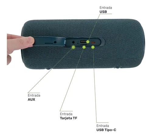 Parlante Portátil Inalámbrico Bluetooth Journey Blue