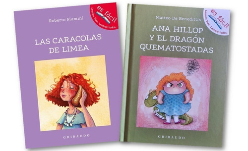 2 Libros Ana Hilliop + Las Caracolas De Limea Dislexia