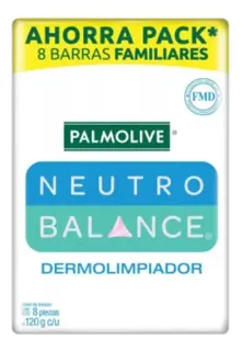 Palmolive neutro balance jabón en barra 8 piezas de 120 g