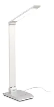 Comprar Lámpara De Mesa Led Discovery Carga Inalámbrica Celulares Estructura Plateado Pantalla Plateado