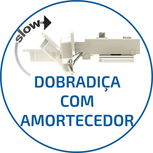 Cozinha Completa Bartira Cristal 13 Portas, 9 Gavetas