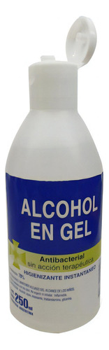 Alcohol gel Merthiolate Alcohol en Gel en botella fragancia a s/fragancia con dosificador 250 ml