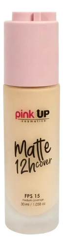 Base De Maquillaje Matte Cover 12 Horas Pink Up 100 Pale